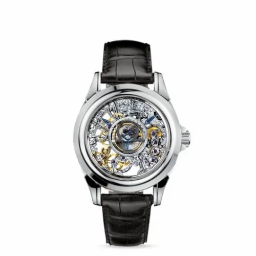 Omega De Ville Tourbillon Platinum / Skeleton 5945.30.31 (59453031)